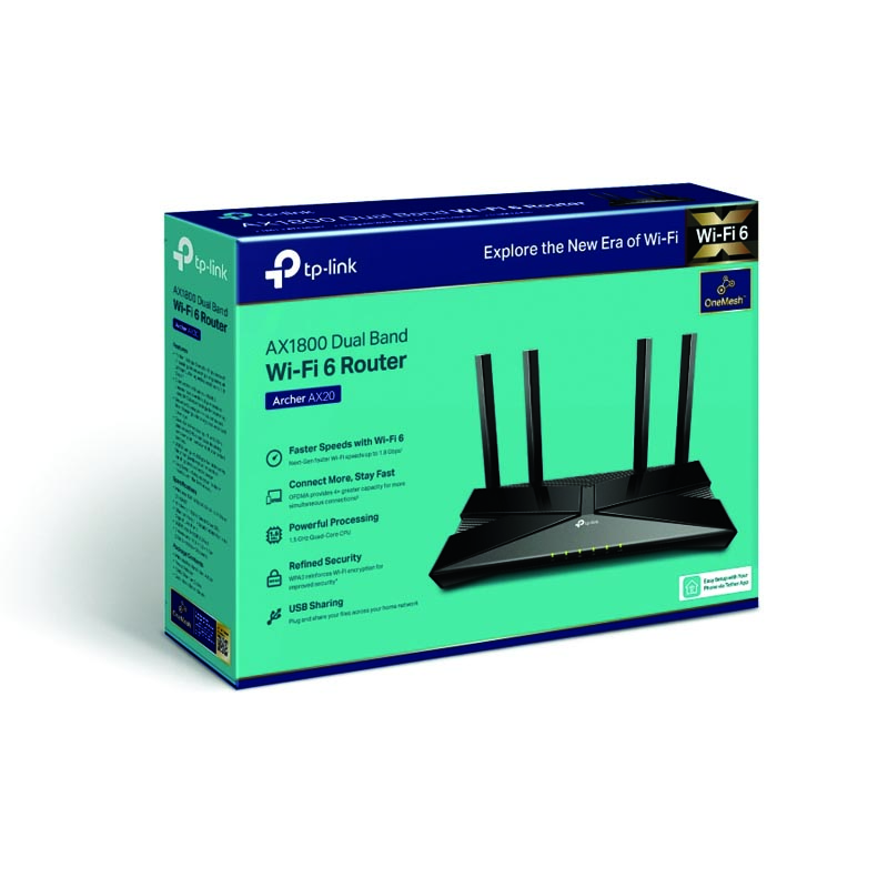 TP-Link AX1800 Dual-Band Wi-Fi 6 Router - Buineshop